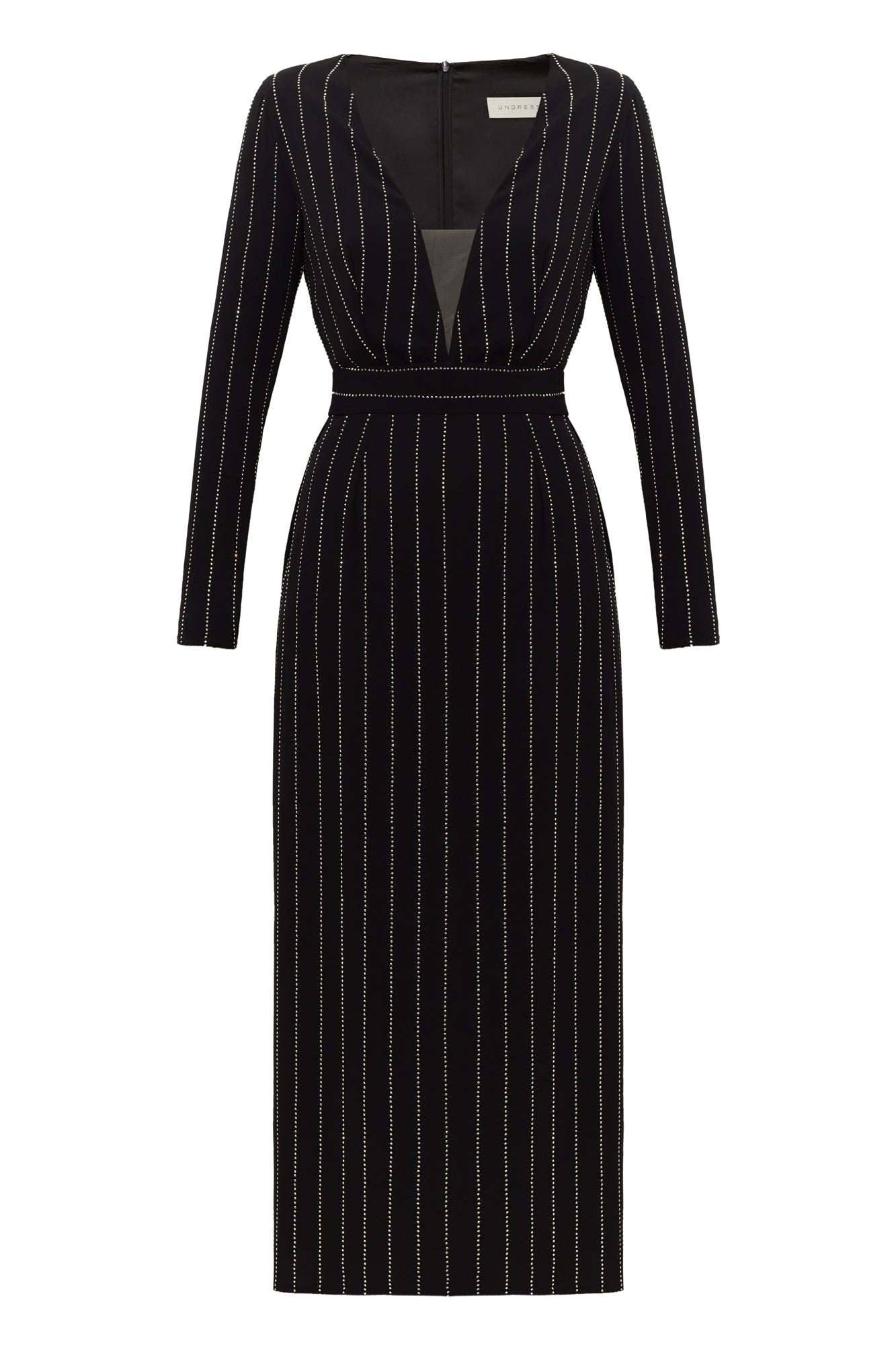 black rhinestone dress