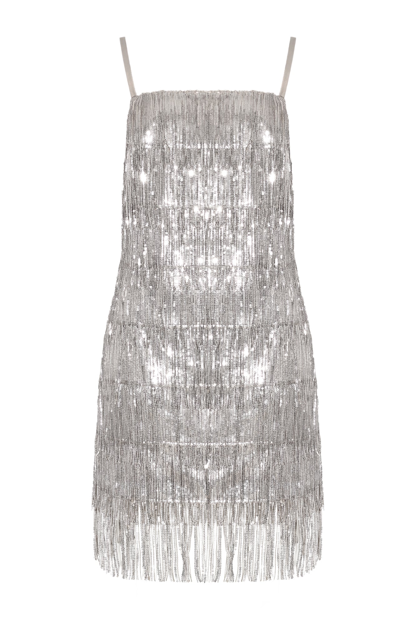 Sequin Fringe Cocktail Dress