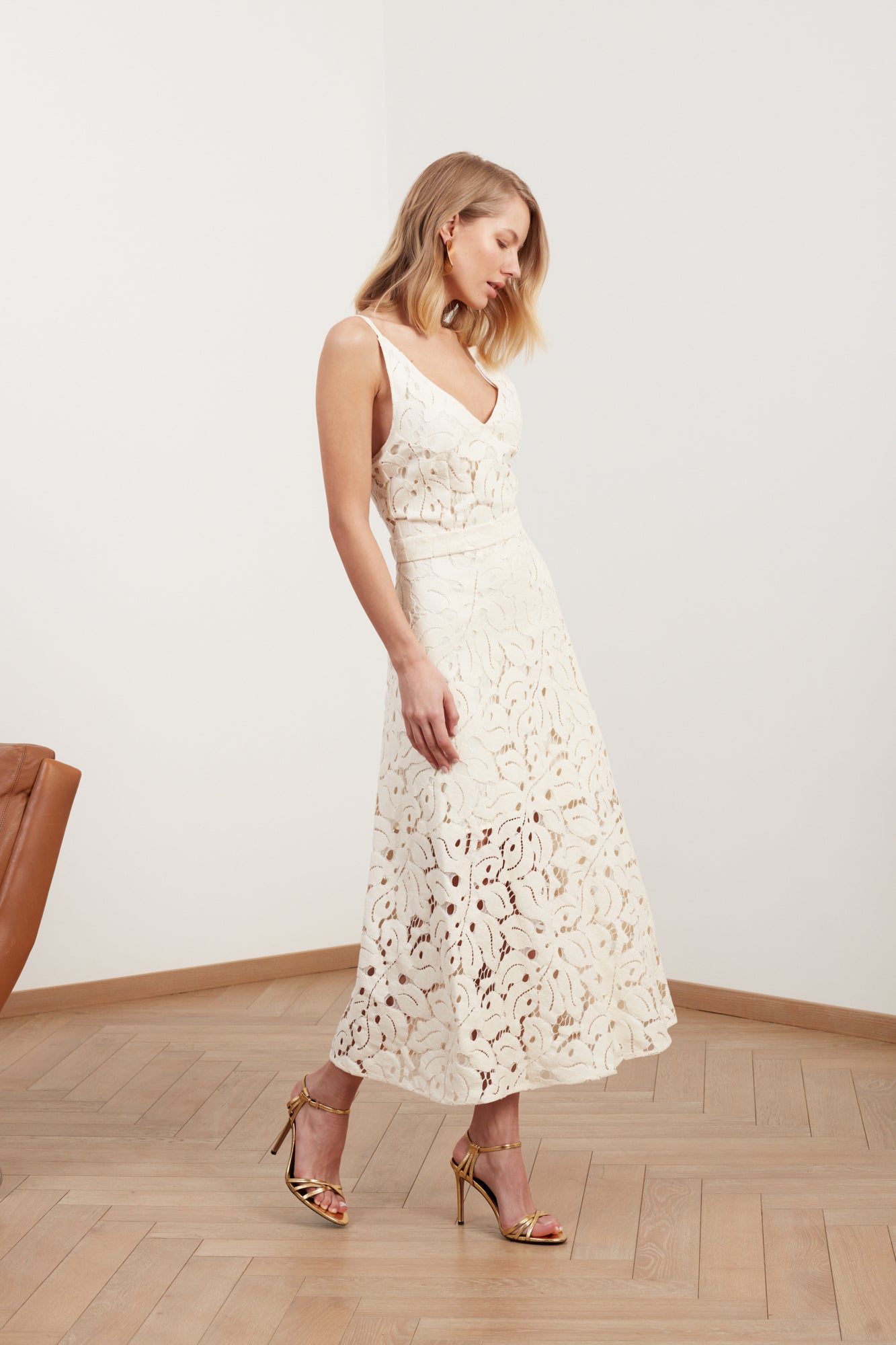 Feminine lace gown