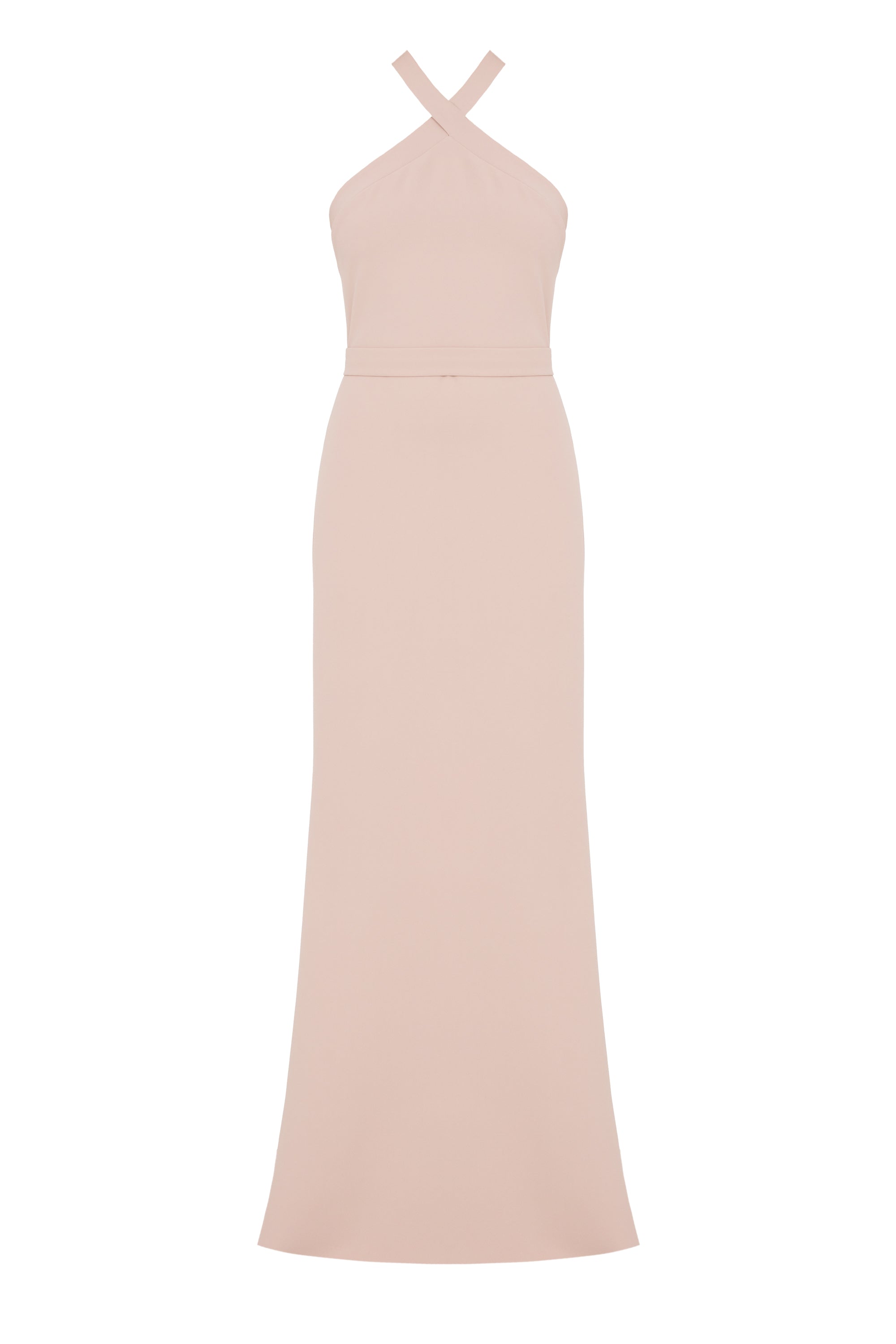 GISEL Dusty Rose Off-Shoulder Long Evening Dress