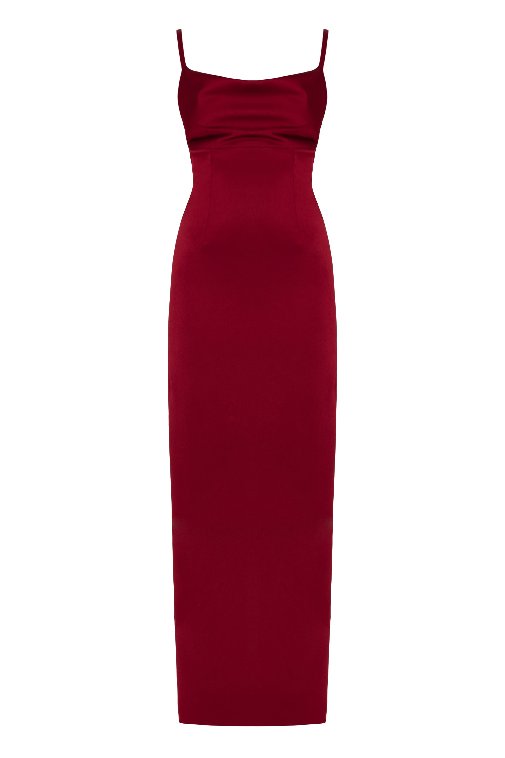 NADA Long Red Wine Evening Dress