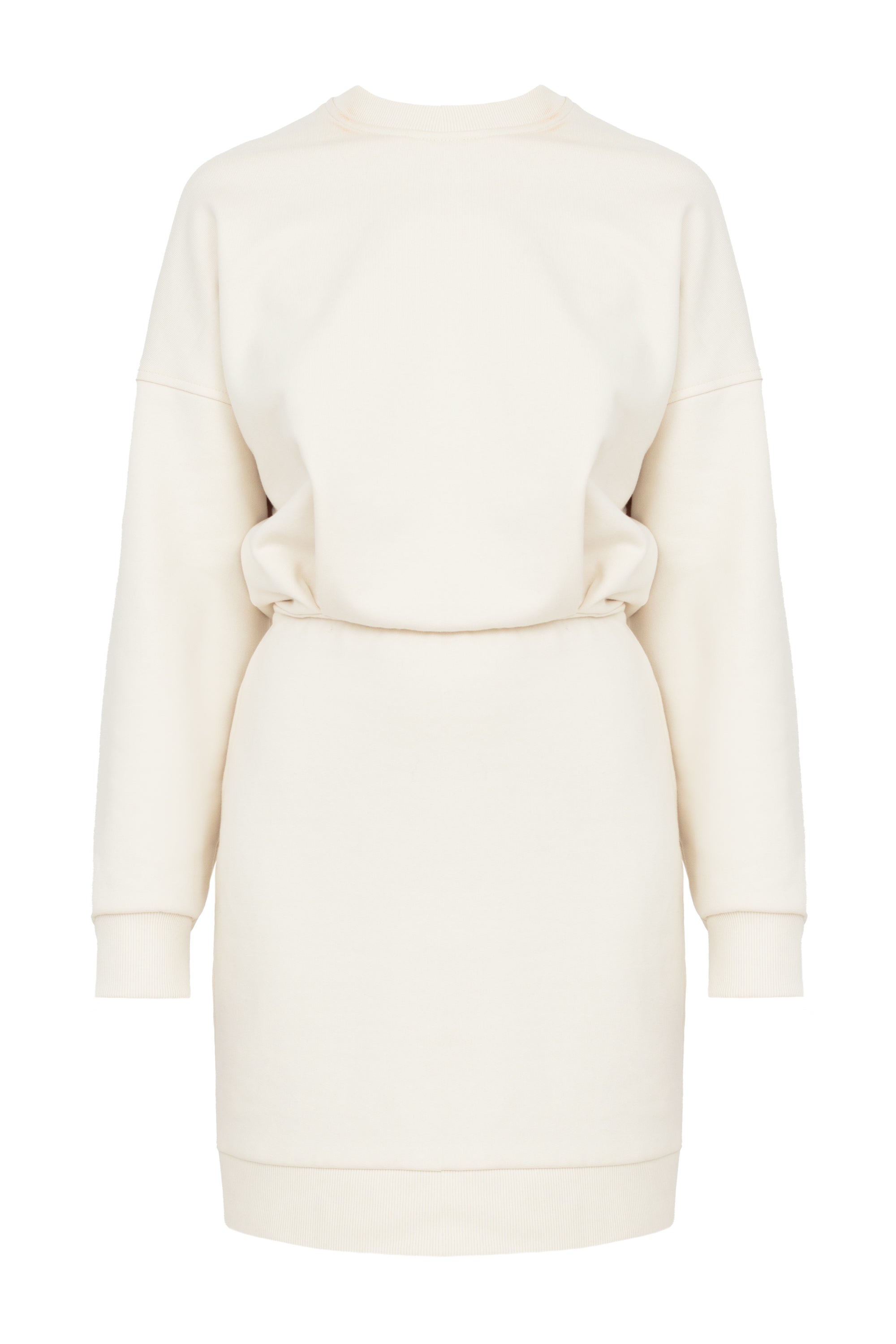NIKA Pastel Mini Jersey Dress with Long Sleeves