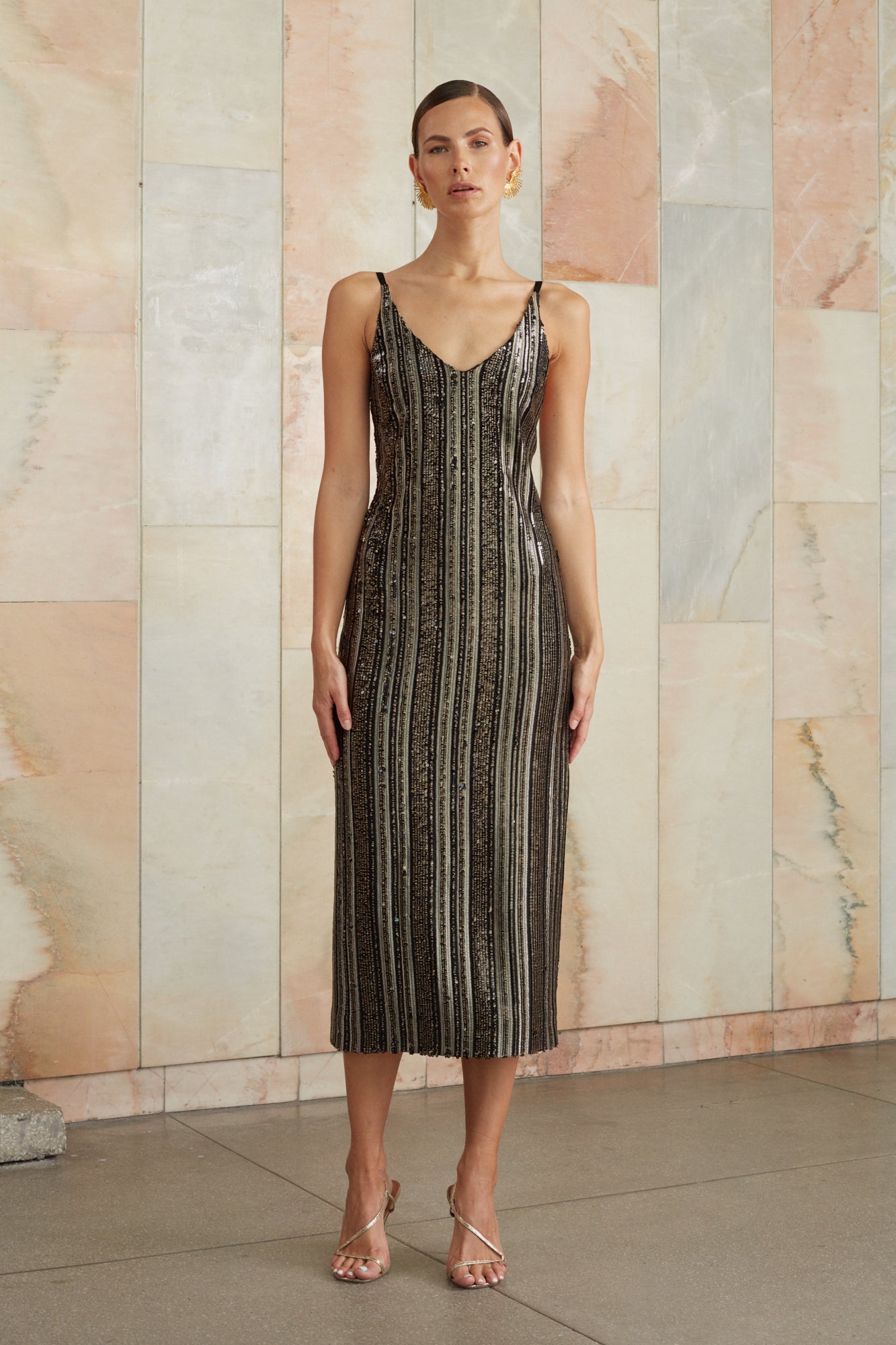 slip sequin dress LAYLA