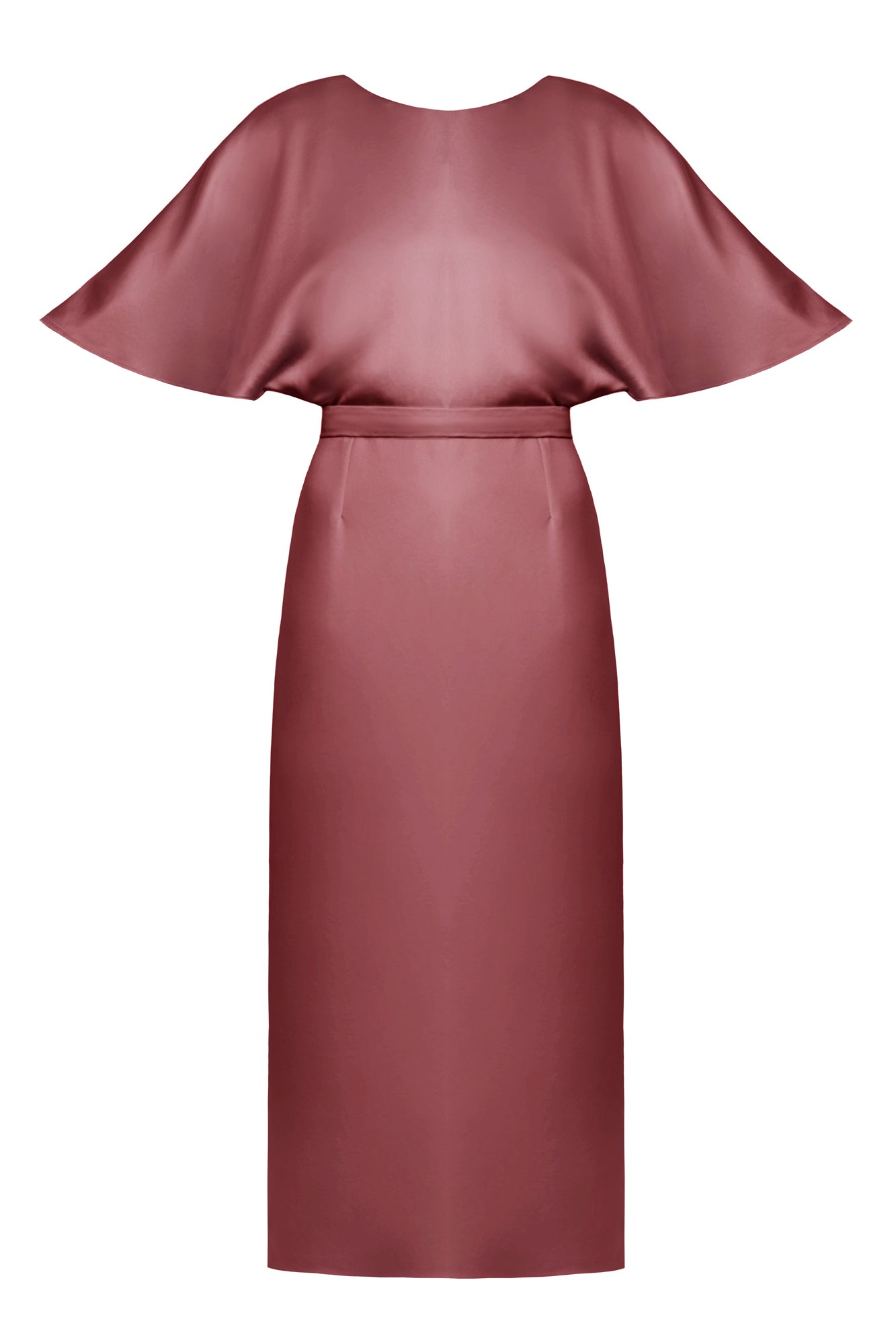 Handmade Butterfly sleeve midi dress GINA