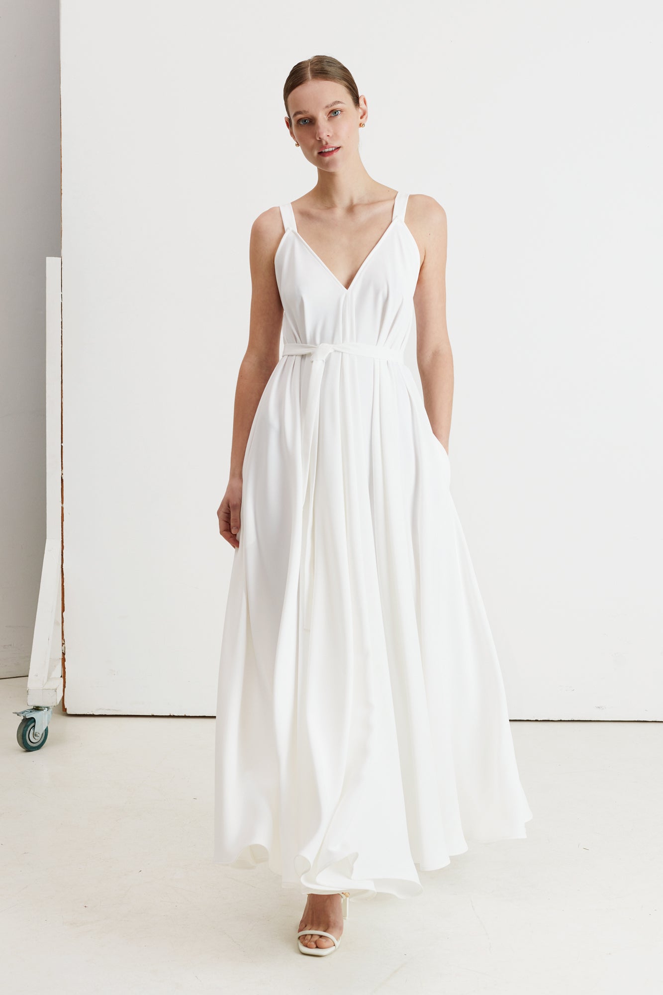 ELLA flared maxi wedding dress