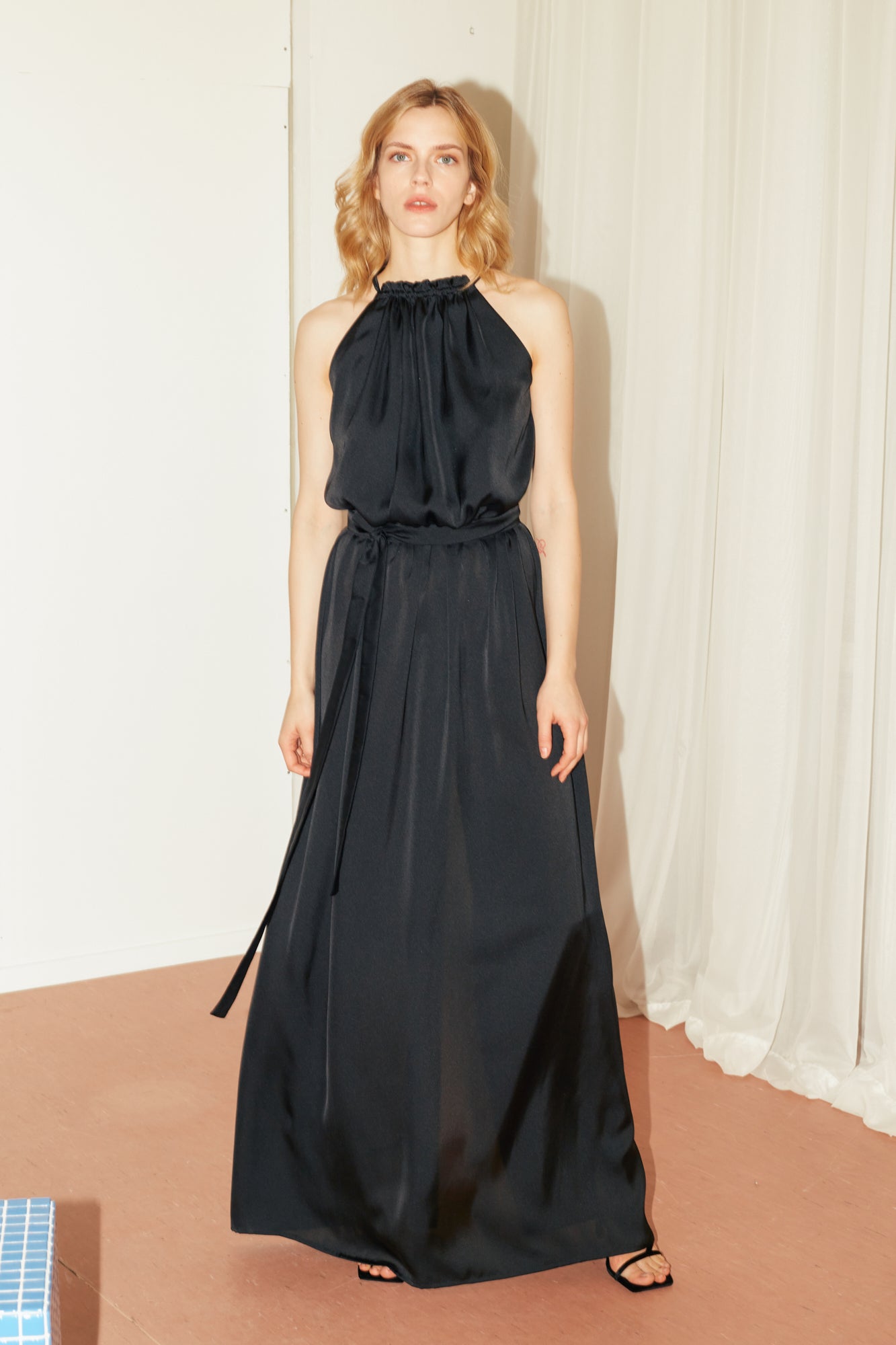 Long Black Capsule Wardrobe Dress ASOKA
